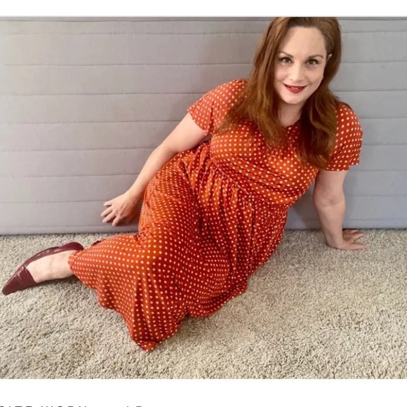 Stine Goya Caitlin Dress Retro Polka Dot Oversized Sz M - Picture 2 of 9